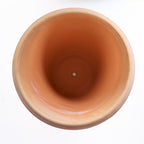 Hand-gilded terracotta pot with 22-karat gold rim – Zestasia l’origine